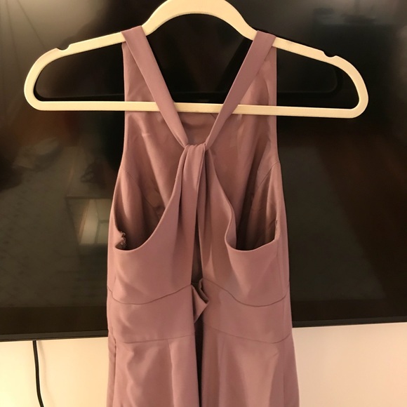 Bella Bridesmaid Dress—Dessy in French Truffle - Picture 4 of 7